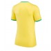 Brazilië Voetbalkleding Thuisshirt Dames WK 2022 Korte Mouwen